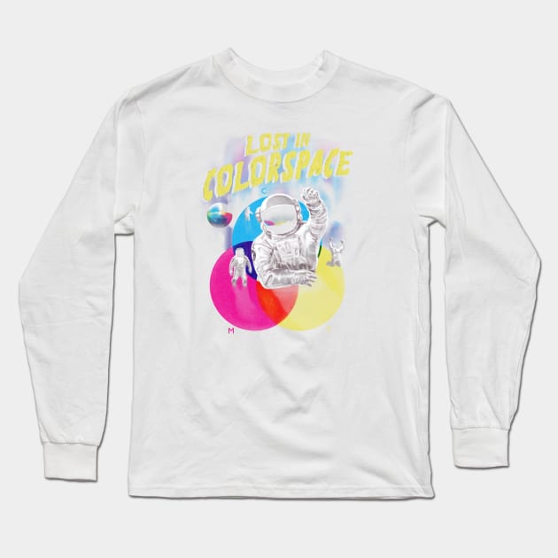 Lost in Colorspace Long Sleeve T-Shirt by Elan Harris